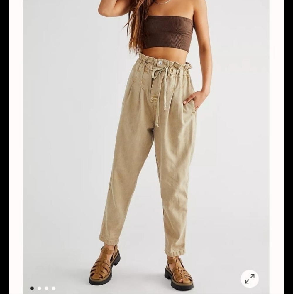Free people Margate pleated trouser pants